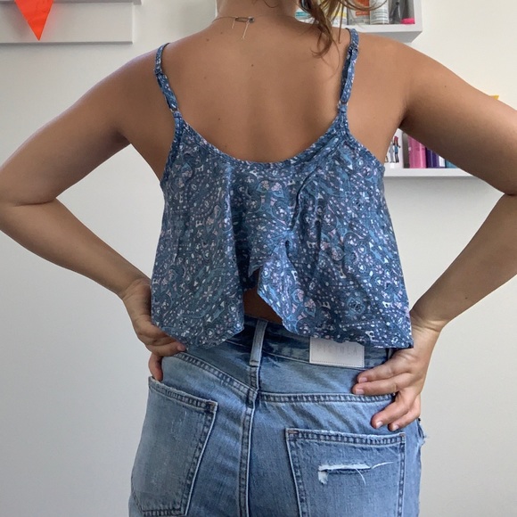 Abercrombie and Fitch blue tank - Picture 2 of 3